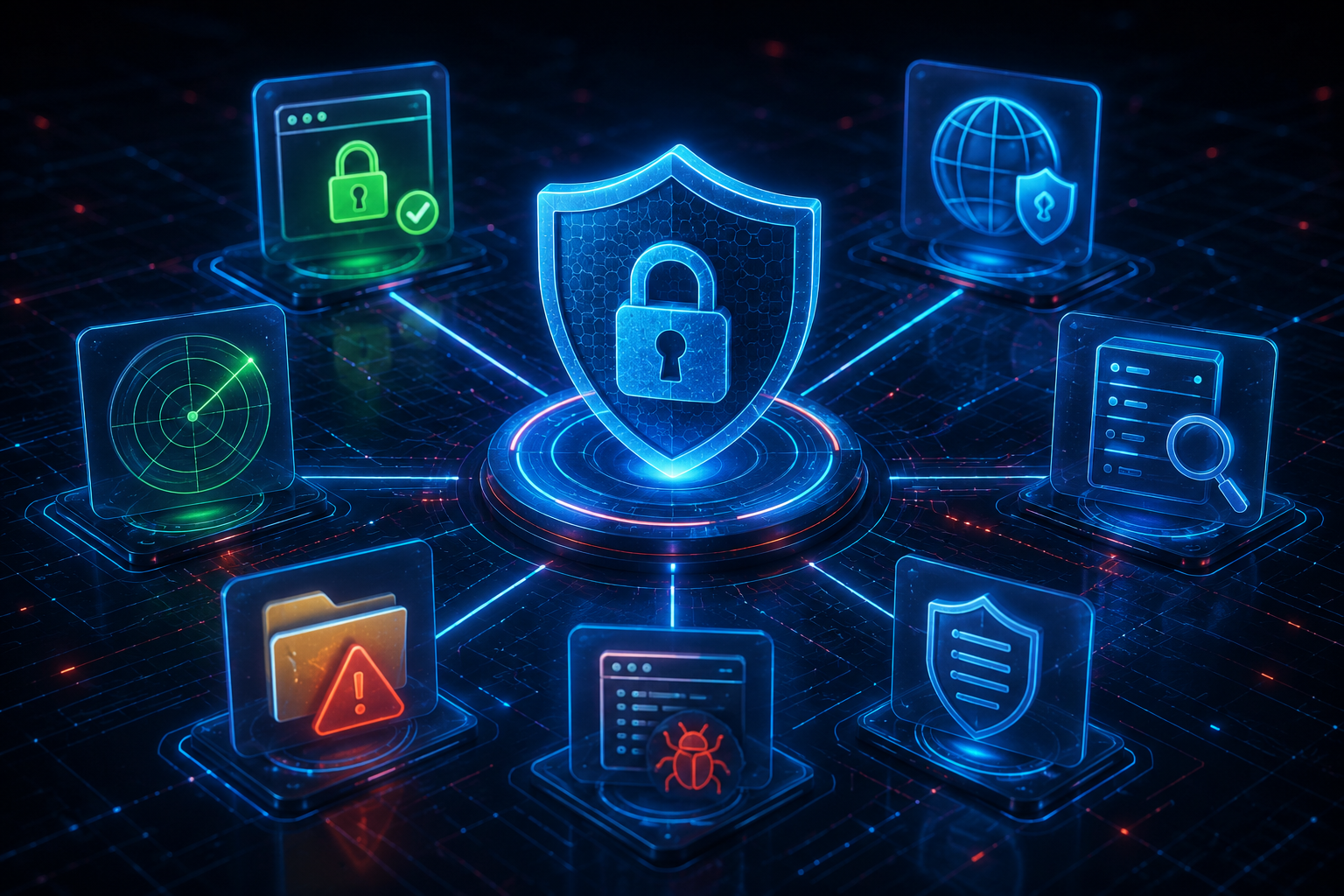 Cybersecurity shield